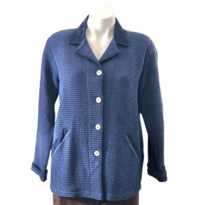 Focus USA 100% Cotton Waffle Weave Boxy Jacket